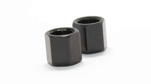 Supply Bicycle Aluminum Nut Hexagon Thickening Nut Hexagon Aluminum Nut Anodized Black