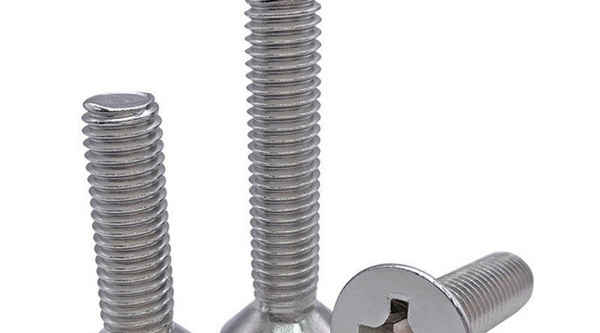 Customized stainless steel 316 material screw GB819-85 countersunk head cross screw 3/4