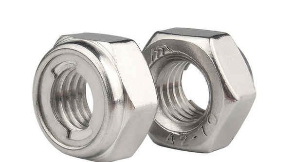 Customized 304 stainless steel metal lock nut metal hexagonal self-locking nut anti-loose nut 3/4