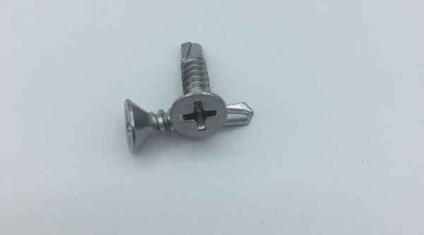 304 stainless steel cross countersunk head drill tail screw flat head self-tapping self-drilling screw flat head drill tail screw 3/8