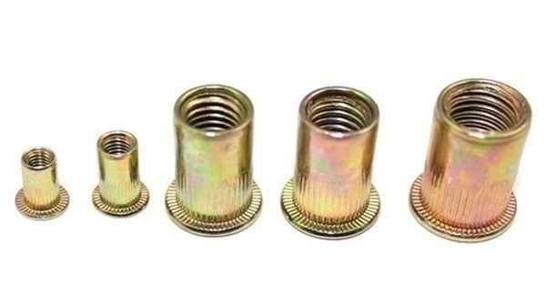 Customized rivet nut small countersunk head big countersunk head rivet nut rivet nut flat head knurled 1/2-13