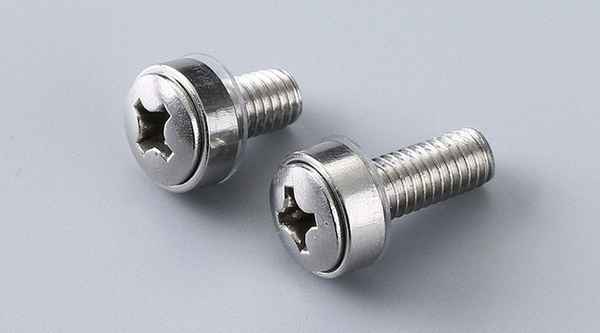 Wholesale 304 Stainless Steel Crown Screws Chassis Cabinet Screws Cross Countersunk Head Combination Screws