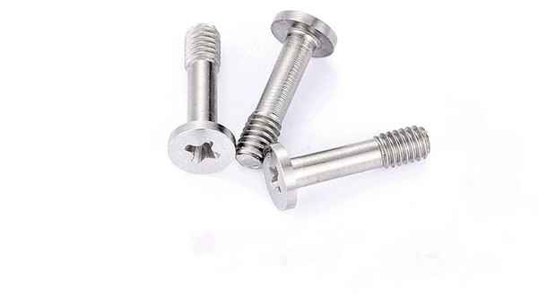 Screw stainless steel anti-shedding carbon steel thin head cross half tooth screw