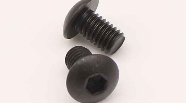 Supply black large flat head semi-circle head socket head cap screw bolt screw round cup 3/4