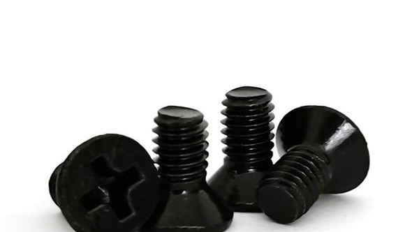 Production of black 304 stainless steel Phillips countersunk head screws flat head screws 5/8 1/2-13