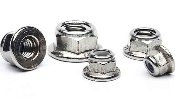 Processing nylon flange self-locking nut flange metal self-locking nut anti-loose locking nut 5/8 1/2-13