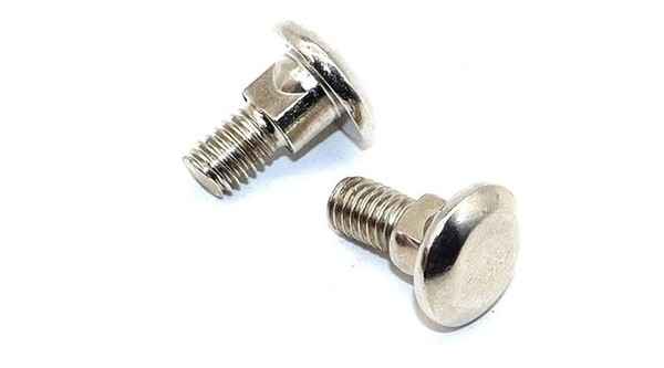 Non-standard round head arc surface rivet bolt square neck short rod special-shaped screw 3/8 5/8 1/2-13