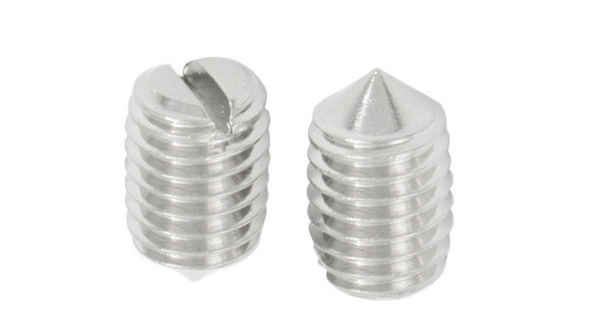 Processing 304 stainless steel one-word groove set screw stop payment machine screw top wire screw 3/4