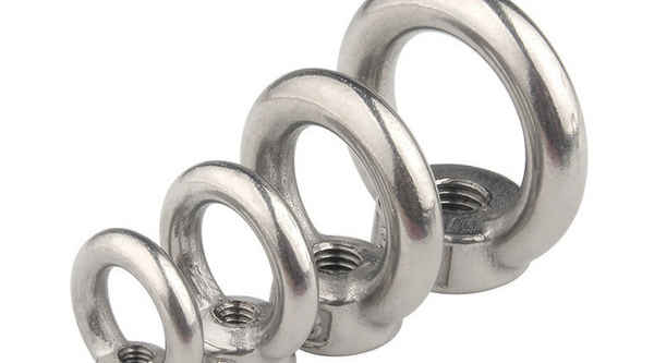 Production of 304 stainless steel lifting ring nut ring screw cap triangle round nut