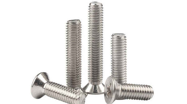 Supply carbon steel nickel-plated screw cross small countersunk head screw screw small flat head machine wire screw 1/2-13