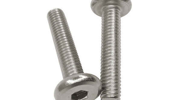 Customized 201 Stainless Steel Furniture Screws Hexagon Flat Head Bolts Children's Bed Matching Screws 1/2-13