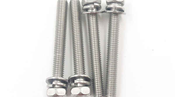 Customized 304 stainless steel outer hexagonal combination screw hexagonal head three combination screw 1/2-13 1/4-20