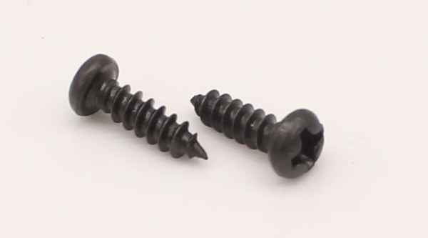 Customized black cross recessed round head self-tapping screw electronic small screw yuan tapping 3/8 5/8