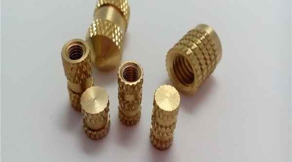 Embedded copper nut supply non-standard straight flower copper nut plastic insert nut