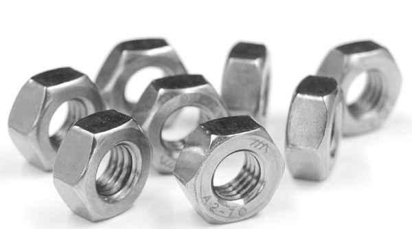 Customized 304316 stainless steel hexagonal fine tooth nut American standard outer hexagonal nut 5/8