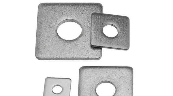 Customized DIN436 304 Stainless Steel Square Washer Square Washer for Square Wood Structure 0 Flat Washer 3/4