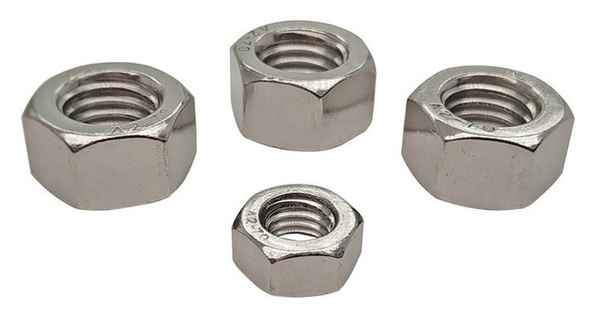 Supply 201 Stainless Steel Nut Hexagon Nut Screw Nut 3/8 5/8