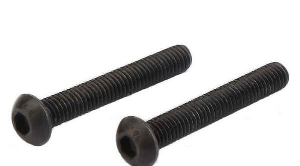 Production of 10.9 grade semi-circle head hexagon socket screws black mushroom head screws pan head hexagon socket screws 5/8