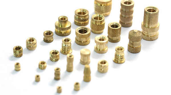 Plastic Threaded Inserts Injection Molded Hot Melt Copper Inserts Brass Insert Nuts