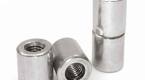 Supply 304 stainless steel lengthened and thickened round nut cylindrical screw connection nut 5/8 1/2-13