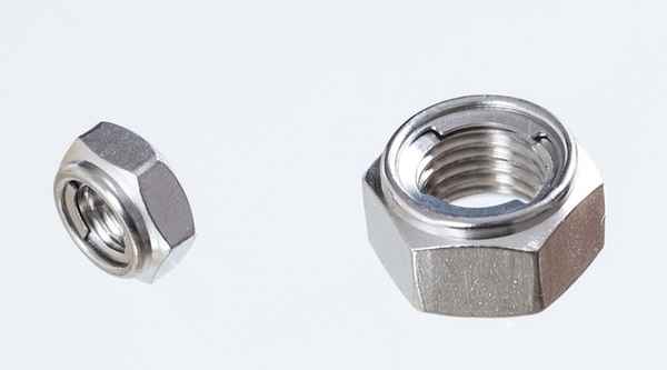 Customized 304 stainless steel all-metal locking self-locking nut nut M-type insert type V-type pressure point type