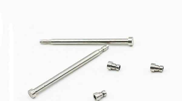 Child mother nail clock accessories child mother through screw hardware semi-hollow willow nail stainless steel screw rod