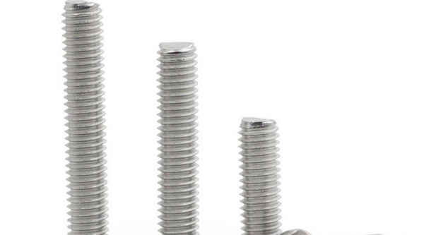 Wholesale 304 Stainless Steel GB65 Cylindrical Head Slotted Screw Slotted Bolt 1/2-13 1/4-20