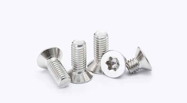 Customized 316 stainless steel GB2673 inner plum groove flat head countersunk head machine screw anti-theft screw