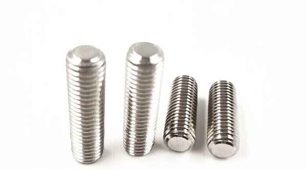 Customized 304 stainless steel inner hexagon screw set screw machine rice top wire headless screw 3/4