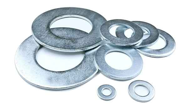 Production of galvanized gaskets to increase and thicken flat gaskets 3/8 5/8