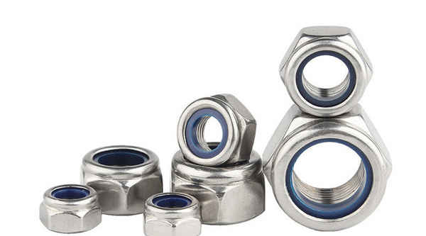 Production of 304 stainless steel anti-loose nut locking nut 316 fine tooth anti-slip self-locking screw