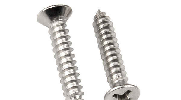 Customized 304 stainless steel flat head screw cross countersunk head self-tapping screw 1/2-13 1/4-20