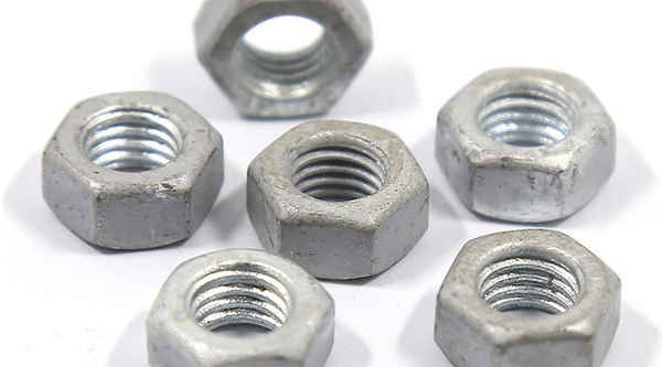 Production of 8.8 grade hot dip galvanized hexagon nuts hot dip galvanized nuts 3/4 1/4-20