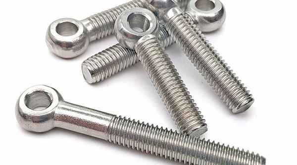 Customized 304 stainless steel live joint bolt live joint screw hanging ring live knot screw fish eye with hole screw