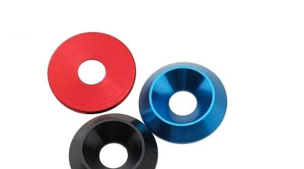 Wholesale aluminum alloy washer fisheye gasket concave hole countersunk countersunk head screw 3/8 5/8