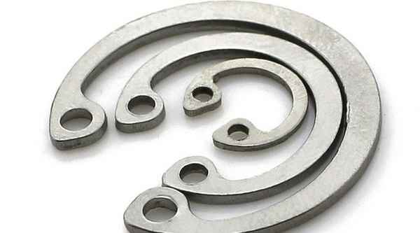 Processing 304 stainless steel A-type hole with elastic retaining ring GB893 inner card hole card 3/4 1/4-20