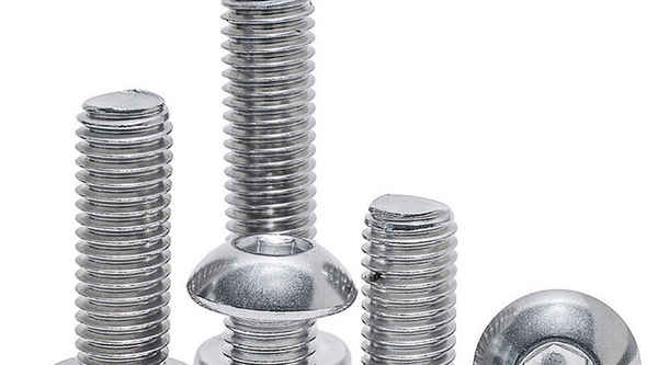 Customized 304 stainless steel American semi-circle head socket head cap screws and bolts pan head English