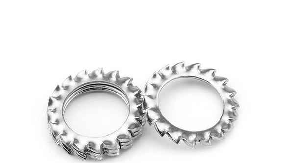 Customized 304 stainless steel lock washer external sawtooth anti-skid stop anti-loose gasket GB862.2