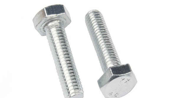 Processing GB30 white-plated 4.8 external hexagon screws Hexagon head bolts galvanized 1/2-13 1/4-20