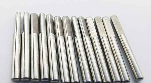 304 stainless steel cylindrical positioning pin flat fixed pin 3/8 5/8 1/2-13