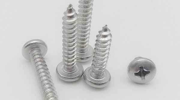 Production of 201 stainless steel pan head round head self-tapping screws 5/8 1/2-13