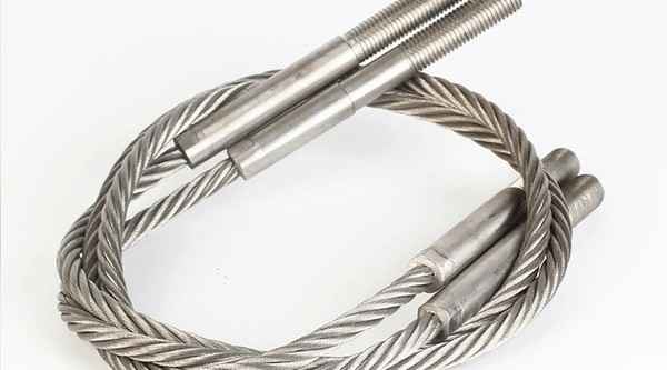 Wire Rope Connector Wire Rope Stamping Stainless Steel Wire Rope Connector 3/8 5/8 1/2-13 1/4-20