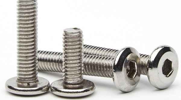 Processing 304 stainless steel large flat head hexagon screw thin flat head furniture screw big flat head bolt 3/4