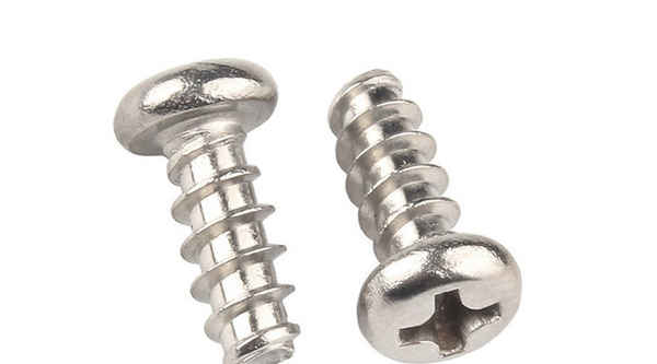 Customized 304 stainless steel round head flat tail self-tapping screw PB cross pan head electronic small screw 3/4