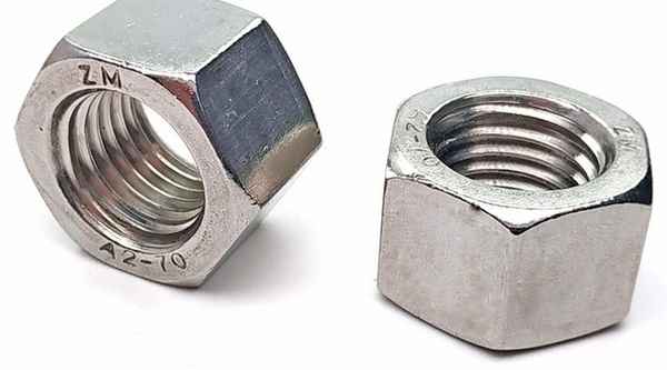 Customized 304 stainless steel thickened nut hexagonal thick nut 3/8 5/8