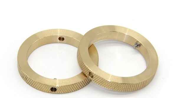 Spot wholesale knurled copper ring copper parts automatic lathe parts CNC