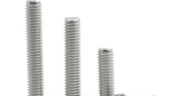 Production of 304 stainless steel GB65 cylindrical head slotted screw one-word screw 3/4 1/4-20