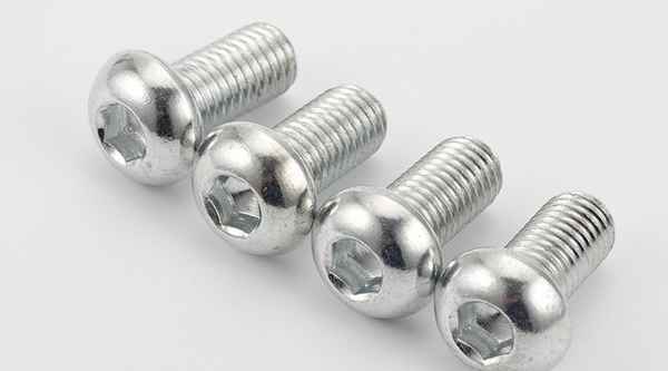 Processing round head screw semi-circle hexagon screw galvanized black table and chair furniture accessories 1/2-13