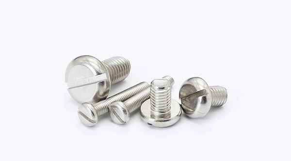 Customized 304 stainless steel GB67 slotted flat head half round head machine screw