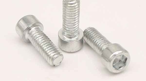 Wholesale White Zinc Plated Bicycle Bottle Cage Screws Cylindrical Head Socket Head Bolts Screws 3/4